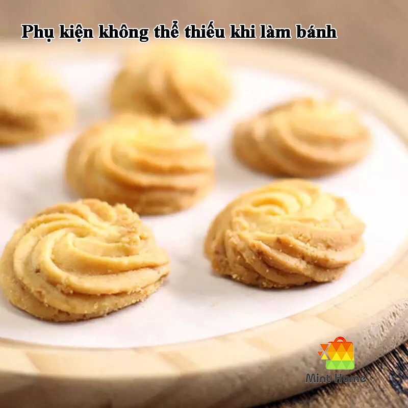 100 Tờ Giấy Nến Nồi Chiên 23cm Tròn Dùng Hấp Nướng Jodily - Thấm Dầu Mỡ - An Toàn Cho Sức Khỏe
