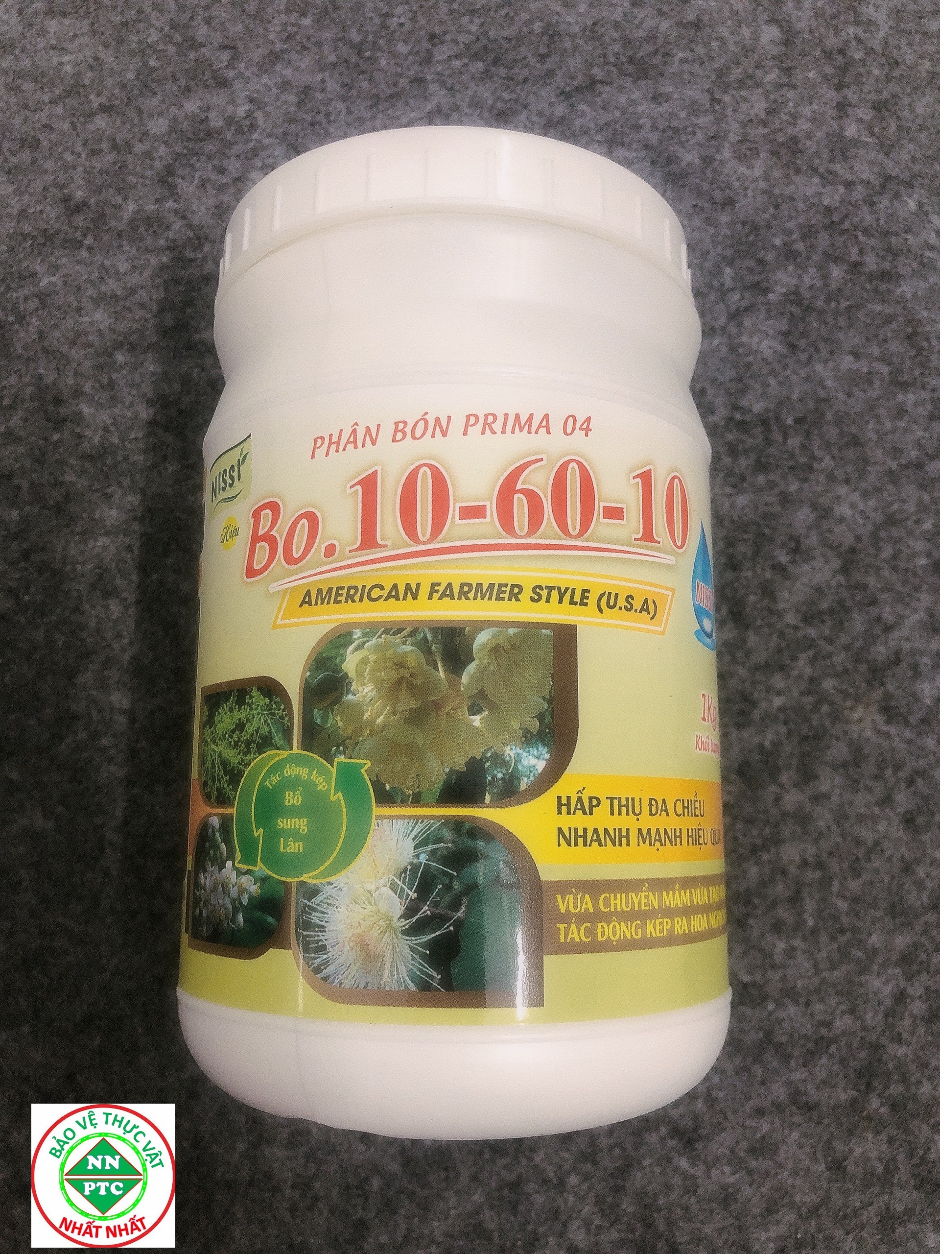 Phân Bón Siêu Lân Prima 04 Bo.10-60-10+TE SiêuTạo Mầm Hoa ,Cho Hoa Nghịch Vụ