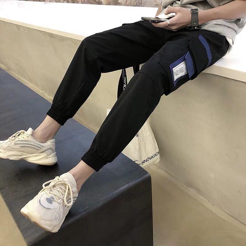 Quần jogger túi hộp nam vải kaki co giãn, mềm mịn y ảnh