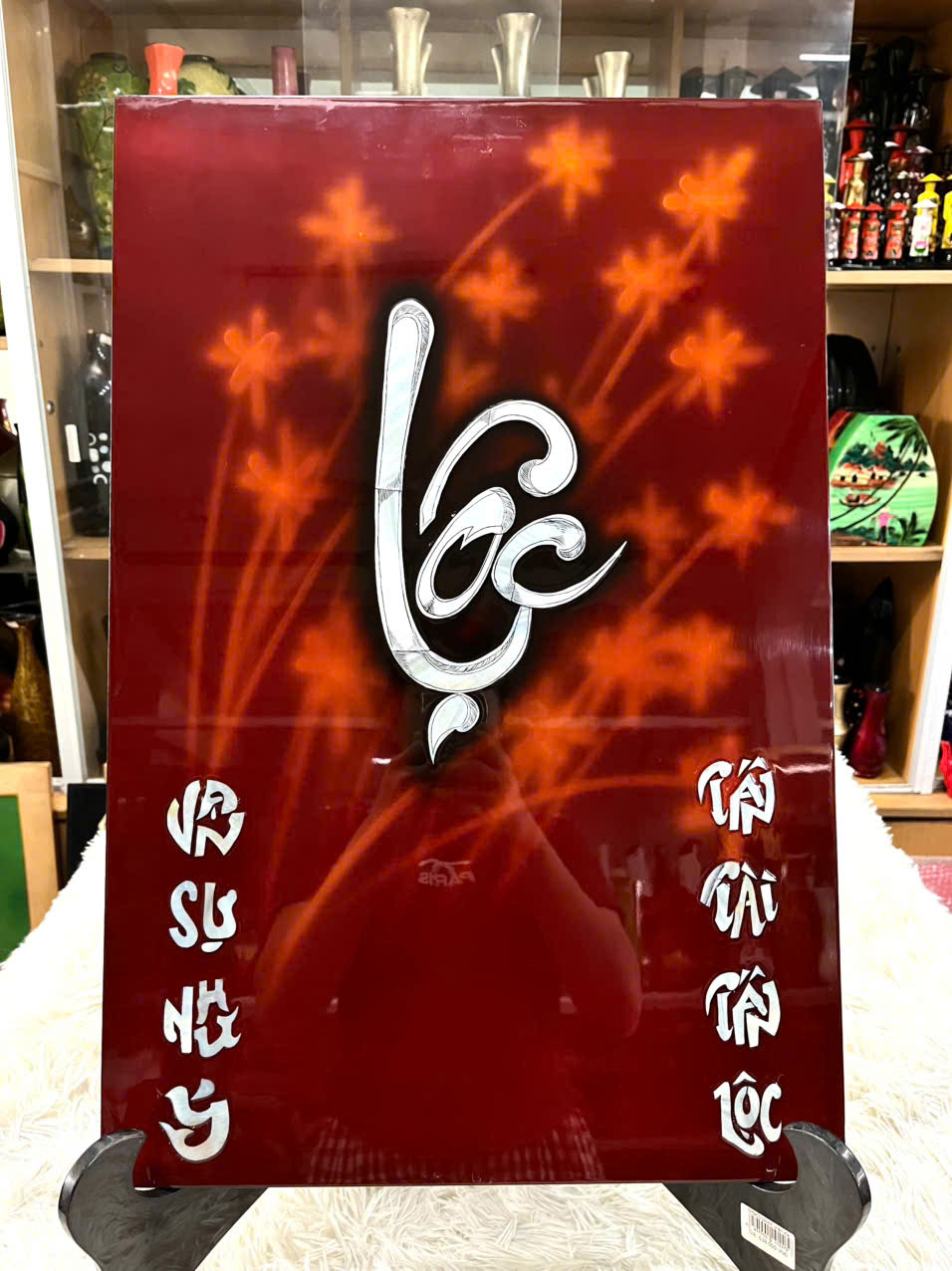 [XẢ KHO]Tranh lịch sơn mài cao cấp Thanh Bình Lê size 40x60 cm