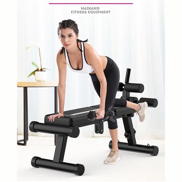Ghế tập gym gấp gọn - ghế tập bụng đa năng tại nhà - dụng cụ thể hình