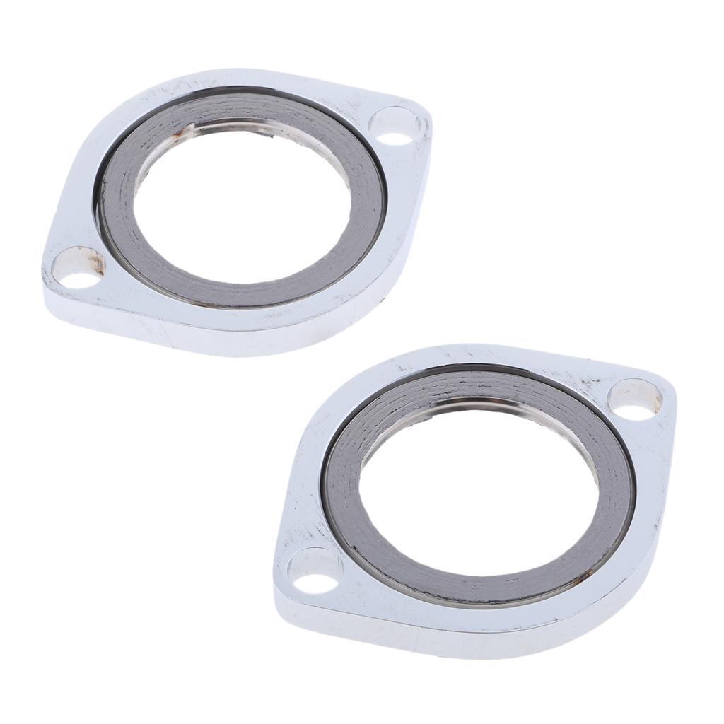 Exhaust Flange Kit W/ Gaskets for Harley Evo Twin Cam Street Glide Fat Boy