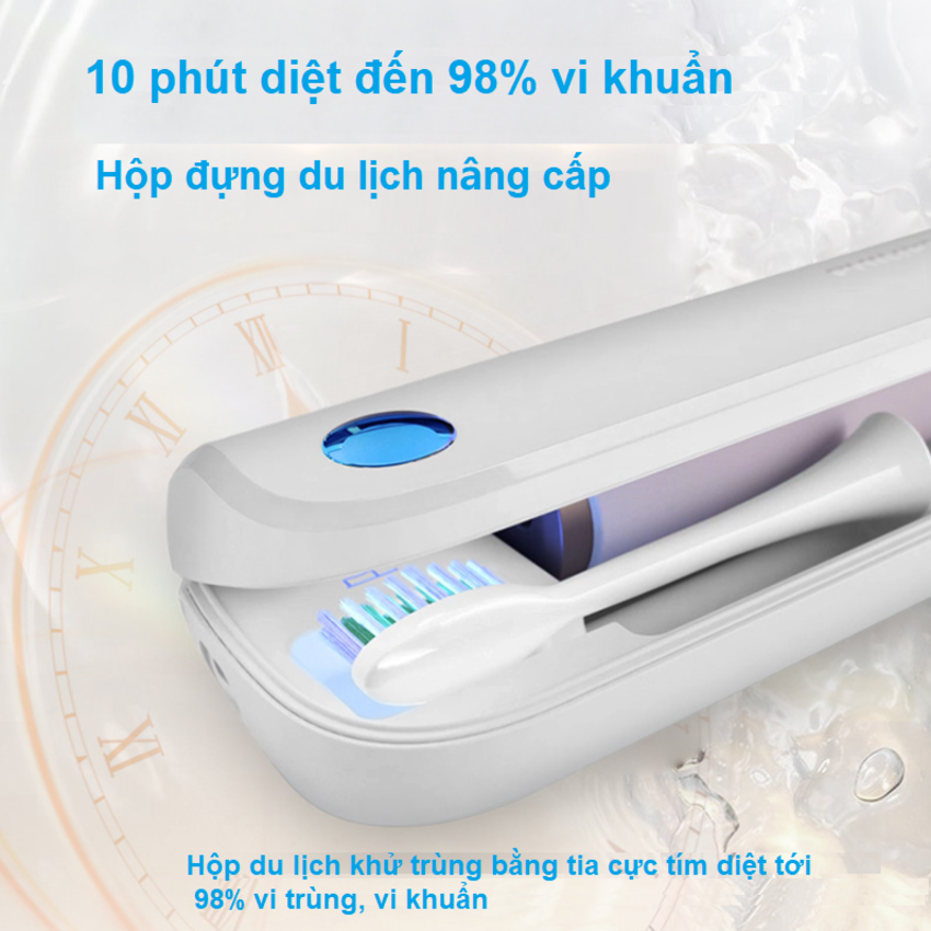 Bàn chải đánh răng điện Philips Sonicare HX2461 3 chế độ - Hàng Chính Hãng