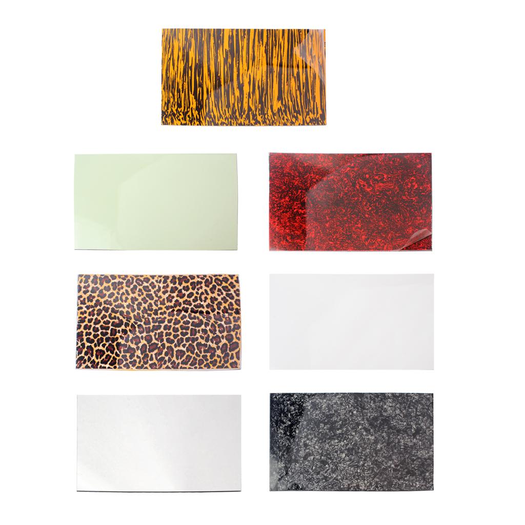 Guitar Bass Pickguard Scratch Plate Guitar Material Blank Sheet Plate for Guitar Parts Accessories