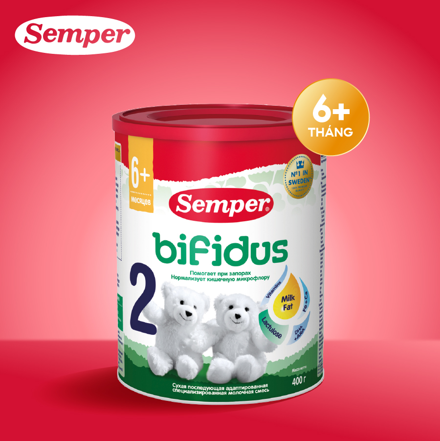 Sữa bột công thức Semper Bifidus số 2 400g