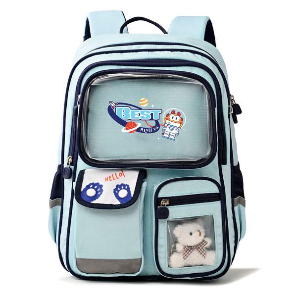 Ba Lô Học Sinh - Mr.Vui 1074 - Màu Xanh Biển + Xanh Đen