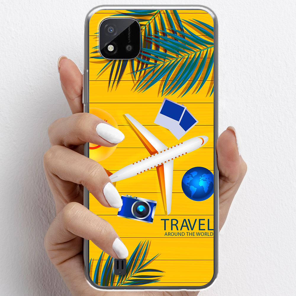 Ốp lưng cho Realme C11 nhựa TPU mẫu Máy bay