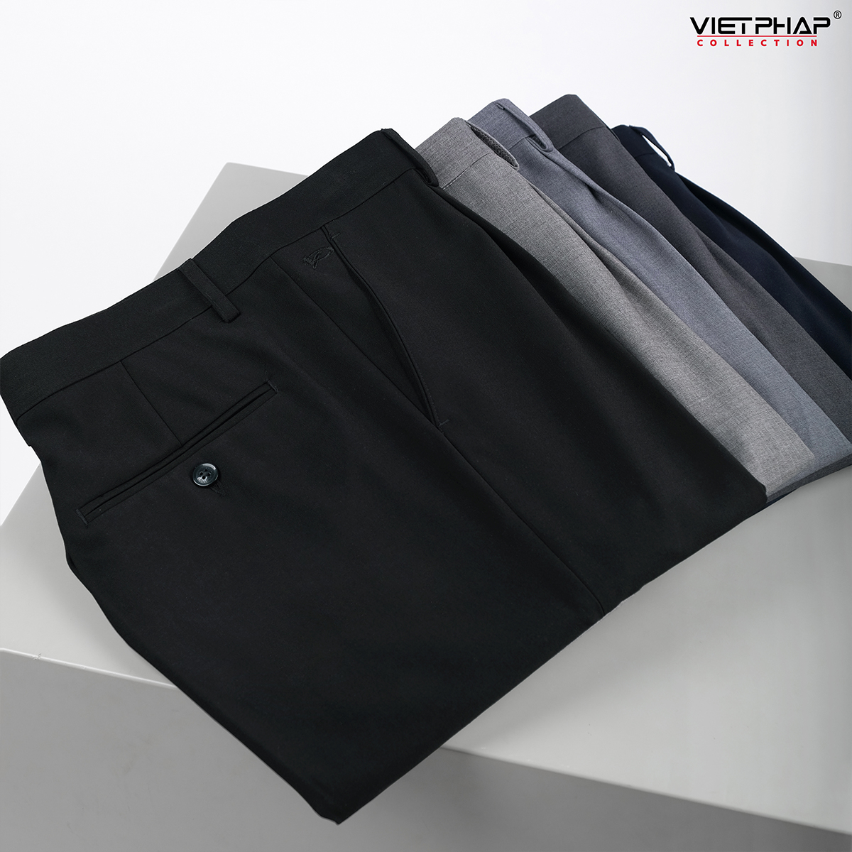 Quần Tây Nam VIỆT PHÁP Form Classic Có Ly Chất liệu Cao Cấp Chống Nhăn, Độ Bền Cao 20047