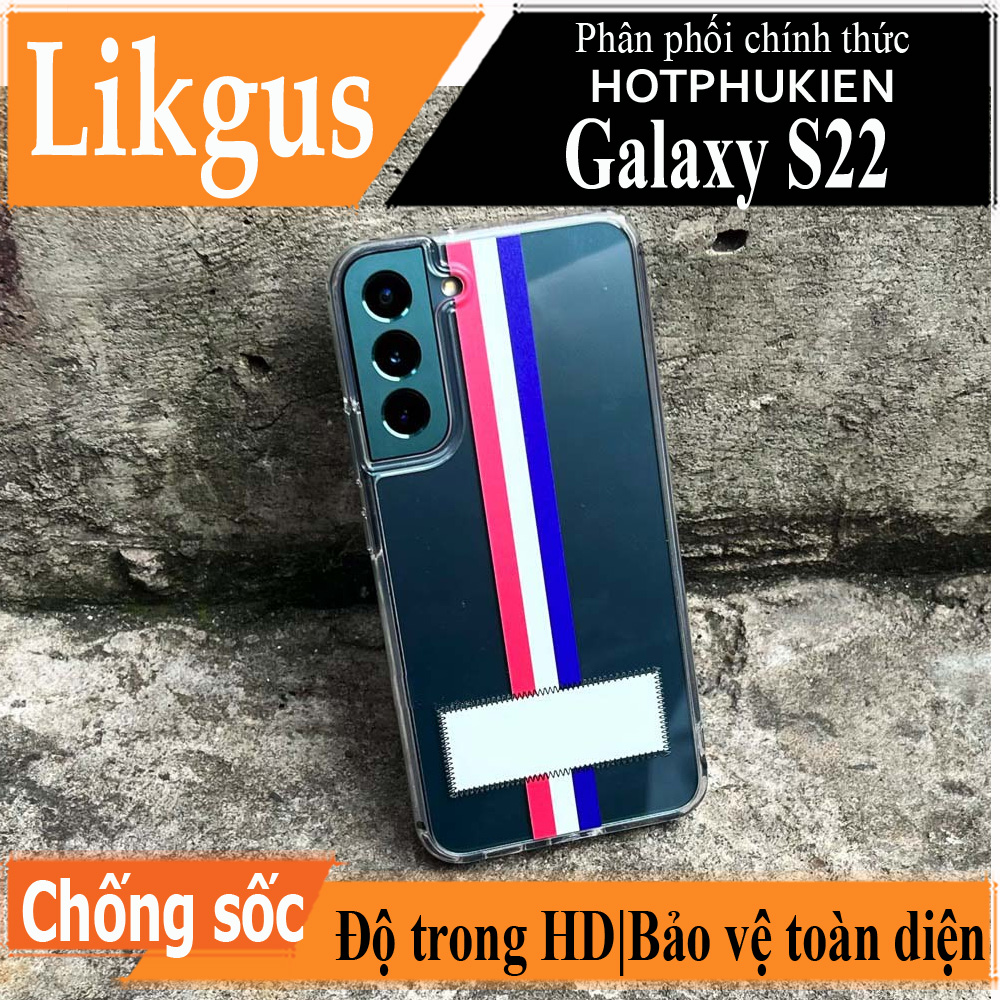 Ốp lưng chống sốc trong suốt cho Samsung Galaxy S22 hiệu Likgus Thom Brow - hàng nhập khẩu