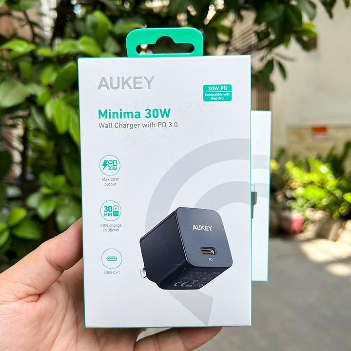 CỦ SẠC NHANH PD 30W AUKEY PA-Y30S - HÀNG CHÍNH HÃNG