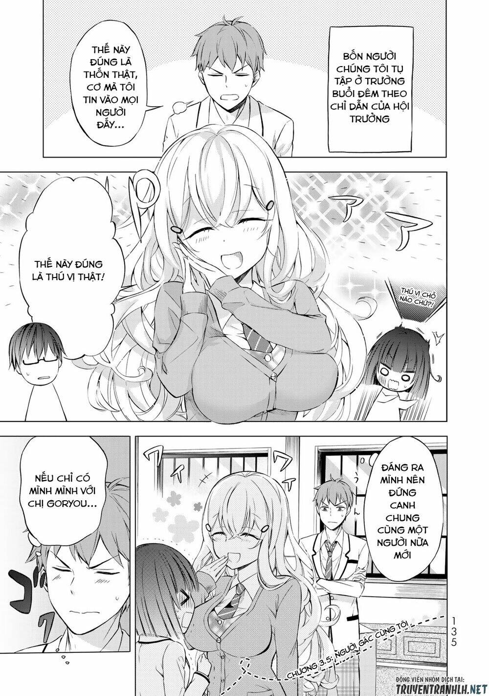 the student council president solves everything on the bed chapter 3.5 2