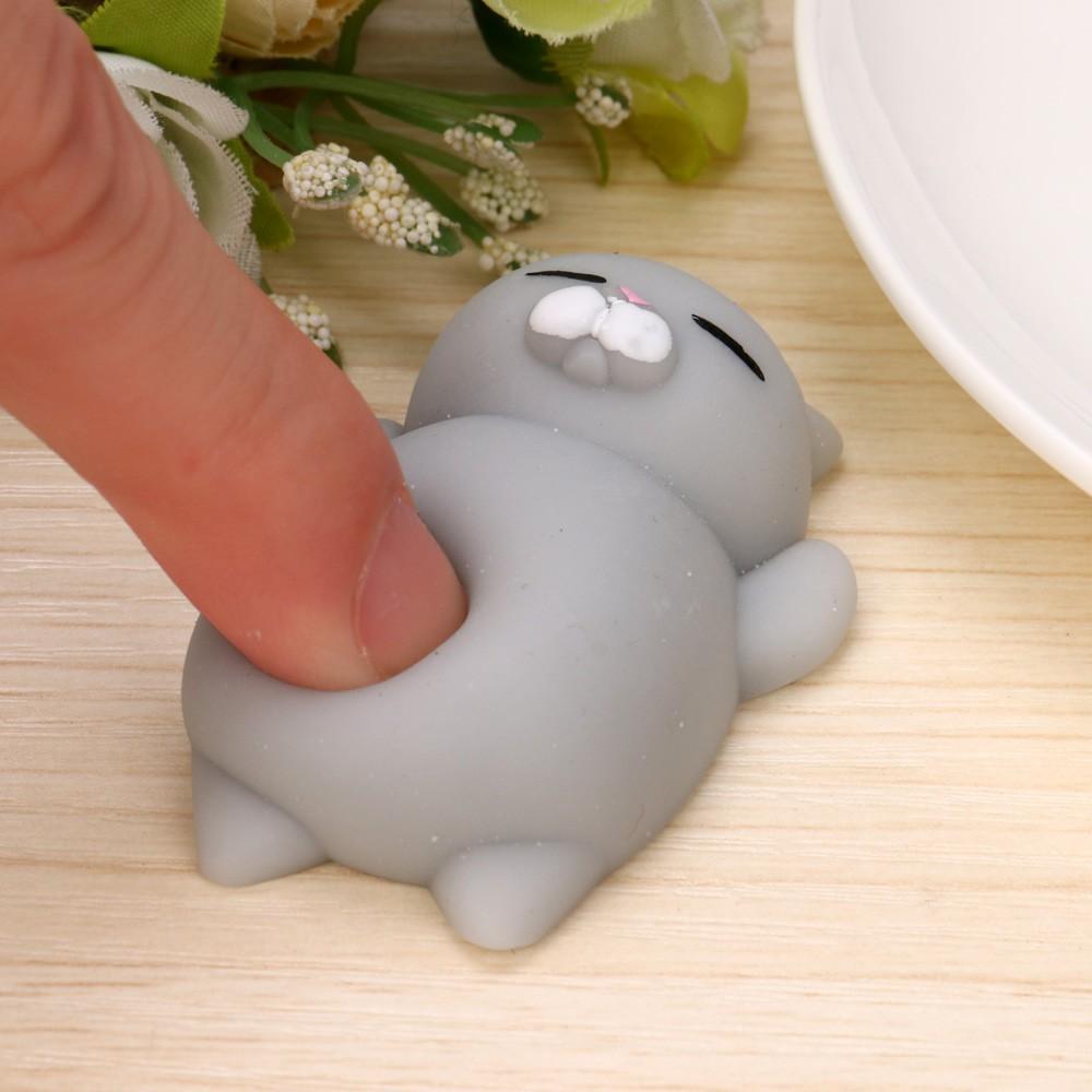 Đồ chơi đàn hồi hình mèo Mochi giúp giảm căng thẳng shop squishy