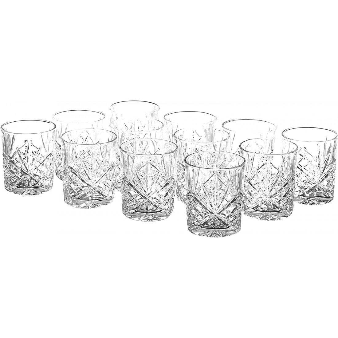 Set 12 Cốc Pha Lê GODINGER DUBLIN, Cốc Thủy Tinh Cao Cấp Dùng Rươu Whisky, Nước Ép Trái Cây, Hoa Quả, Nhập Đức