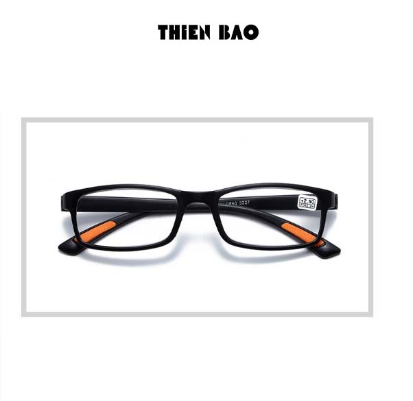 Kính lão thị, viễn thị Nam nữ chuẩn độ toàn viền KVN07 càng dẻo thể thao kiểu dáng trẻ trung Nhật bản cao cấp loại I