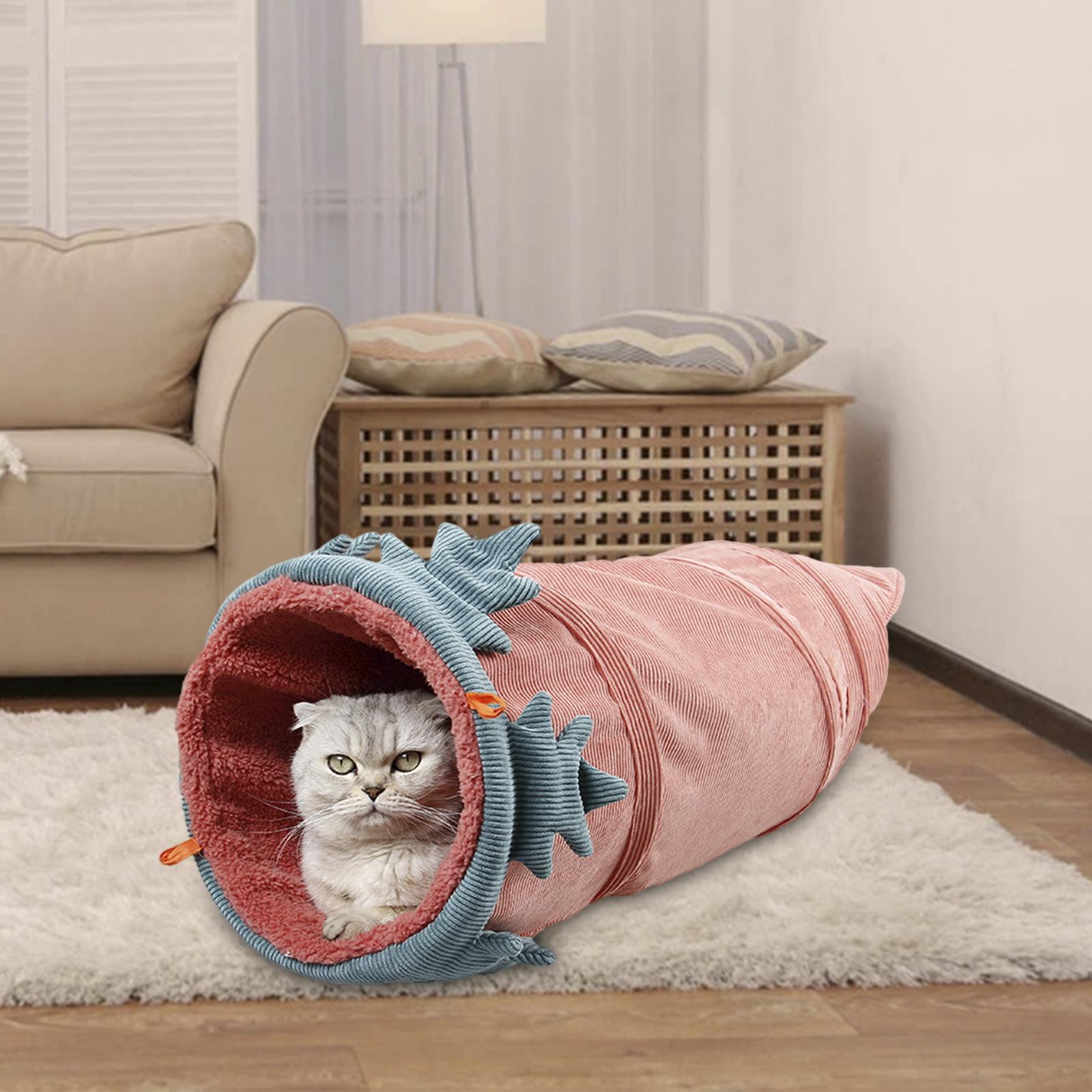 Pet Cat Hamster Tunnel Toys Tube Tent Guinea Pig Hedgehog Mice Rat