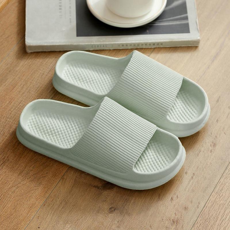 Nền tảng nền tảng phòng tắm Home Dép phụ nữ thời trang mềm mại Eva Slides Slides Sandals 2023 Dép xịt không trượt mùa hè Color: Orange-B Shoe Size: 36-37