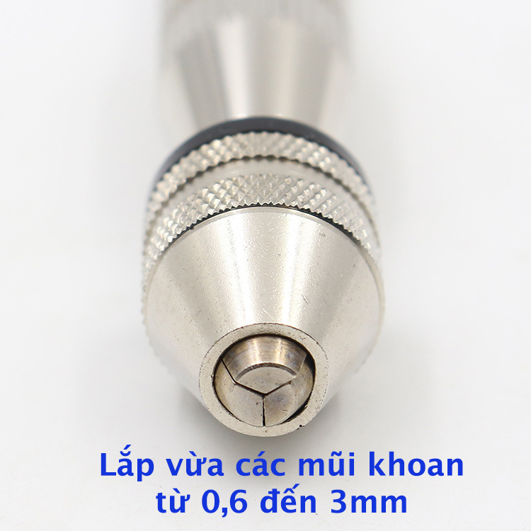 Khoan tay mini kèm 10 mũi khoan