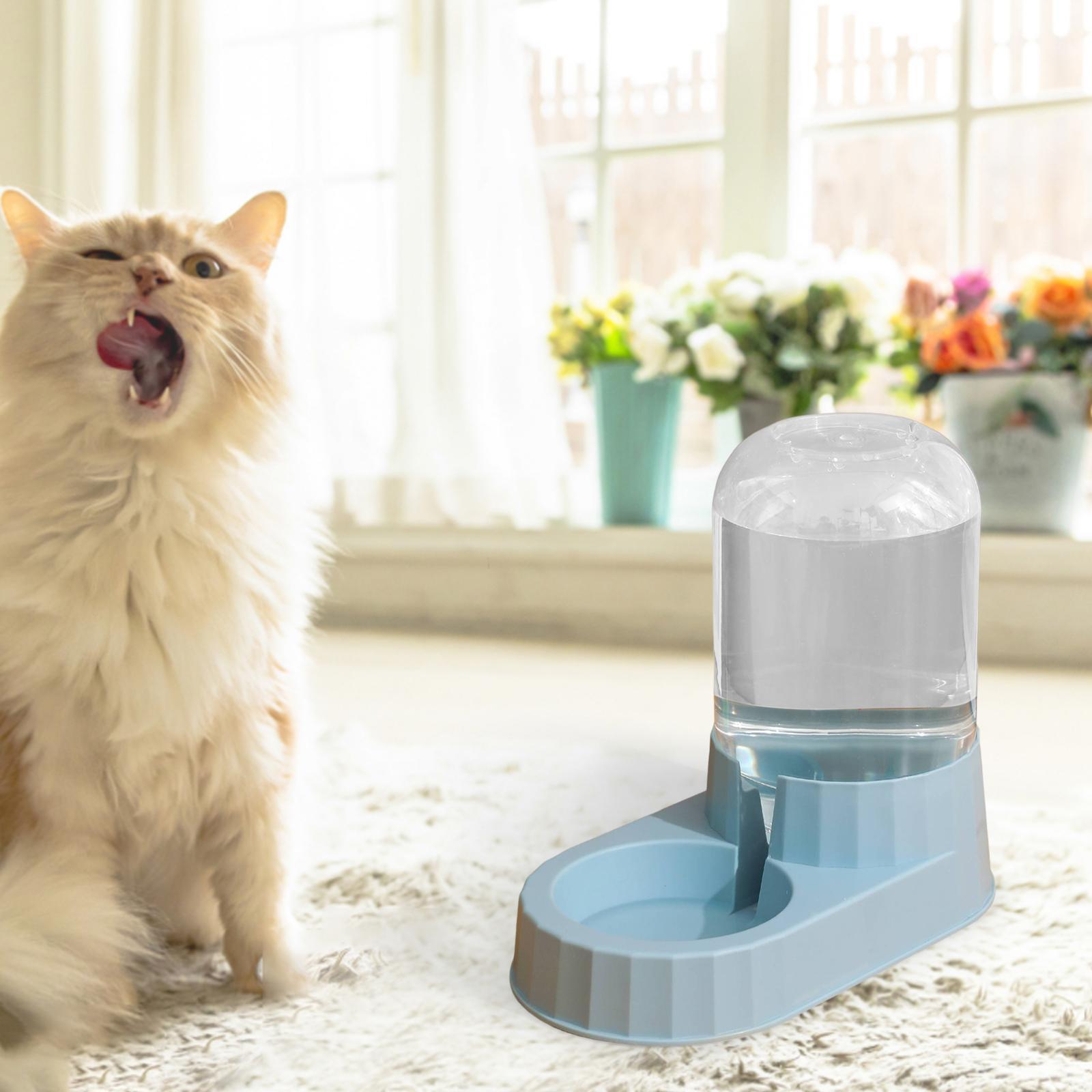 Automatic Pet Feeder Food Bowls Water Food Dispenser Dish Food Feeder for Kitty Bunny