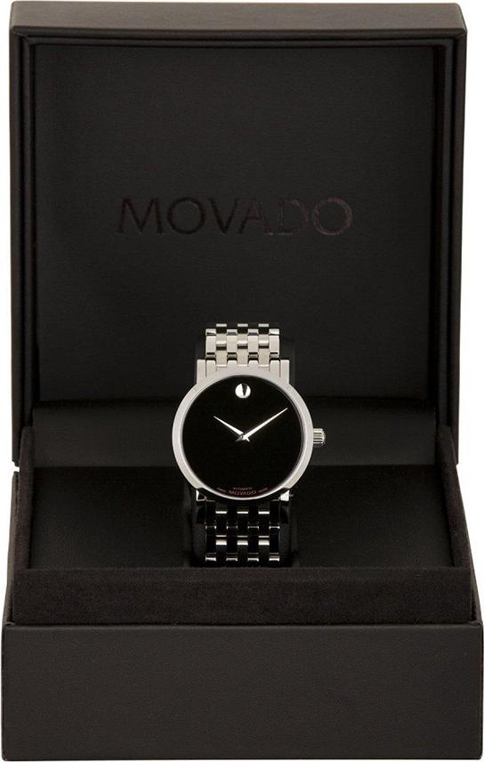 Đồng Hồ Nam Dây Kim Loại Movado 0606115 (38mm) - Mặt Đen