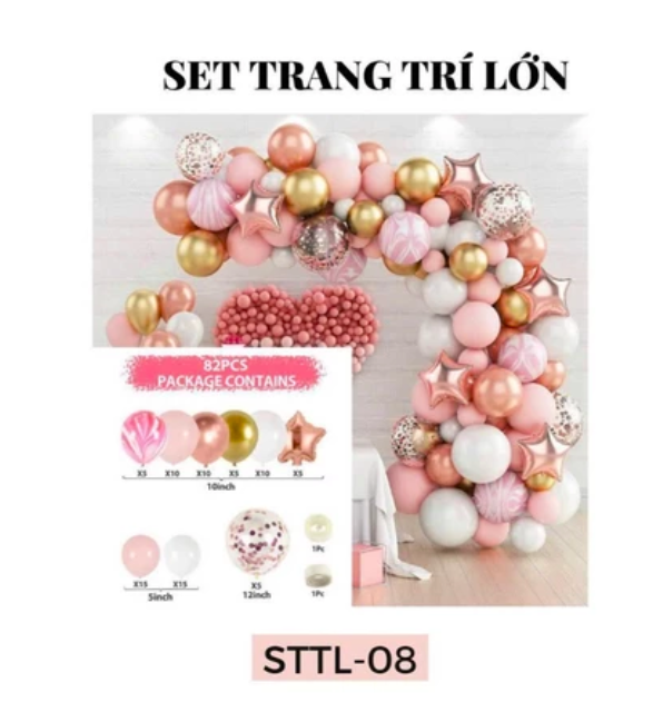 Set bóng bay Party Home trang trí sinh nhật đám cưới