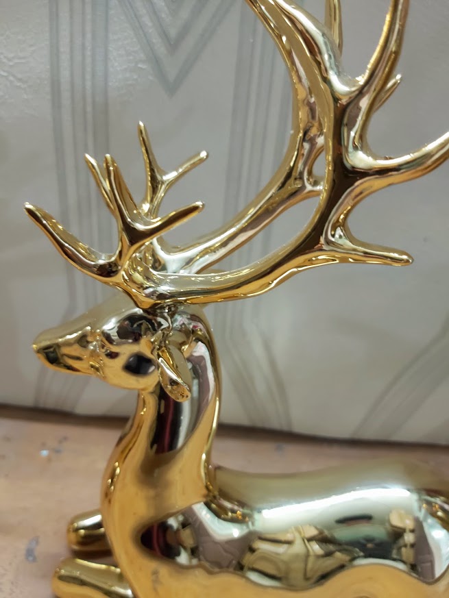 Gold Deer sản phẩm trang trí cao cấp hươu trang trí sơn mạ vàng DHGD001