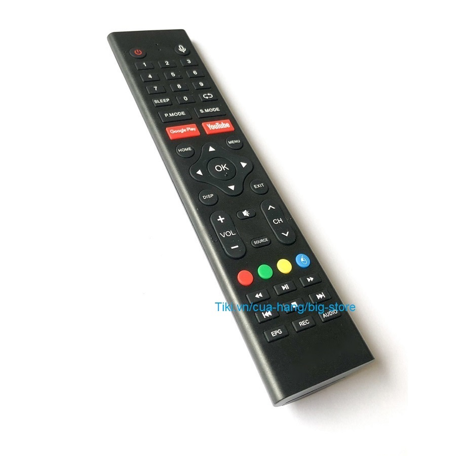 Remote Điều Khiển TV Dành Cho ASANZO Nhận Giọng Nói Smart Tivi Thông Minh