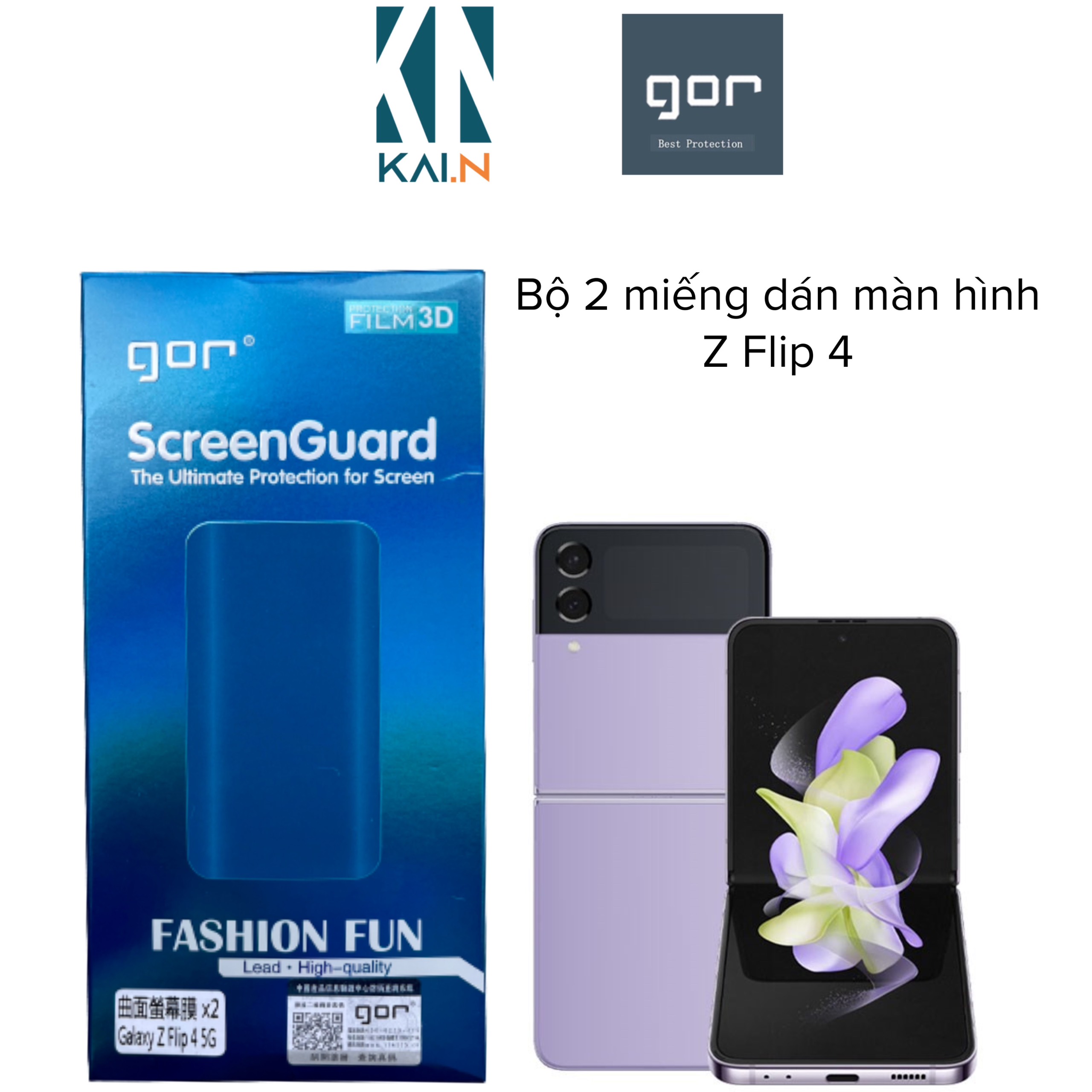 Bô 2 Miếng Dán Màn Hình GOR Dành Cho SamSung Galaxy Z Flip 4 5G - HÀNG CHÍNH HÃNG