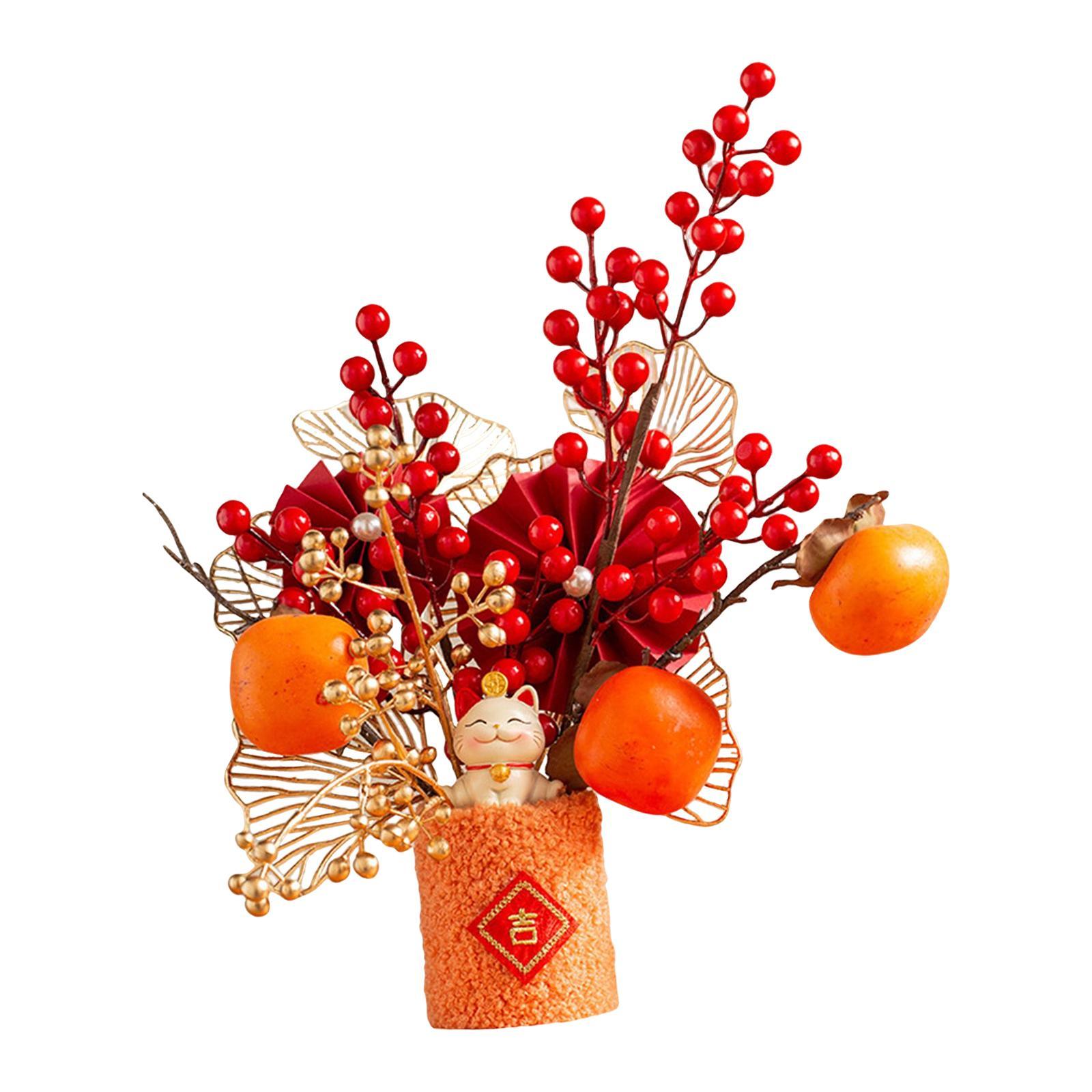 Artificial Bonsai New Year Ornaments