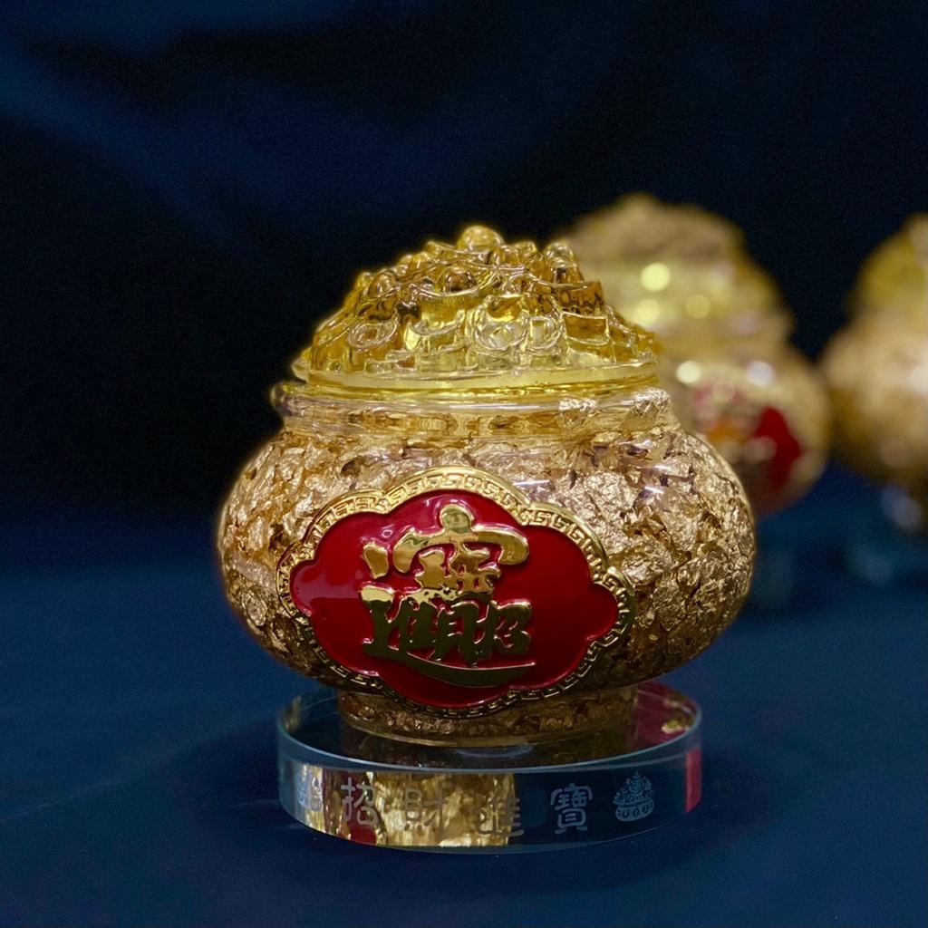 Bát Vàng Nước Phong Thủy , Bát Tụ Bảo, Bát Vàng Thần Tài - cao 10cm & 12cm
