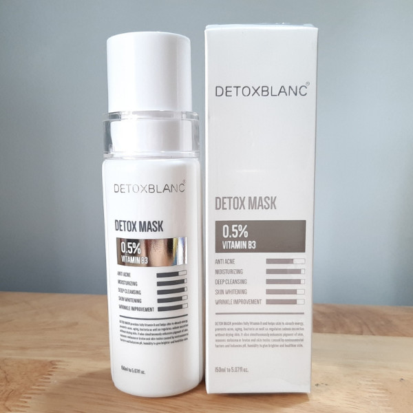 Mặt Nạ Thải Độc Trắng Da Than Hoạt Tính Ngừa Mụn Nám - Detox Mask 30ml - Thương hiệu Detox BlanC(mẫu mới)