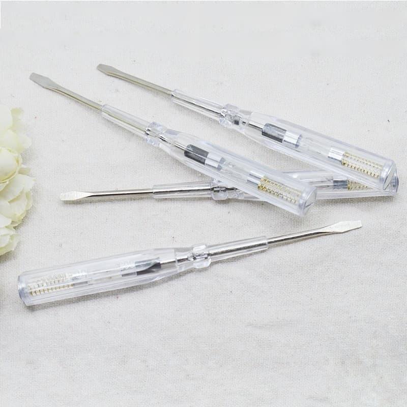 BÚT THỬ ĐIỆN TRONG SUỐT AN TOÀN 100V~500V THIẾT KẾ NHỎ GỌN DÀI 14CM SIÊU BỀN