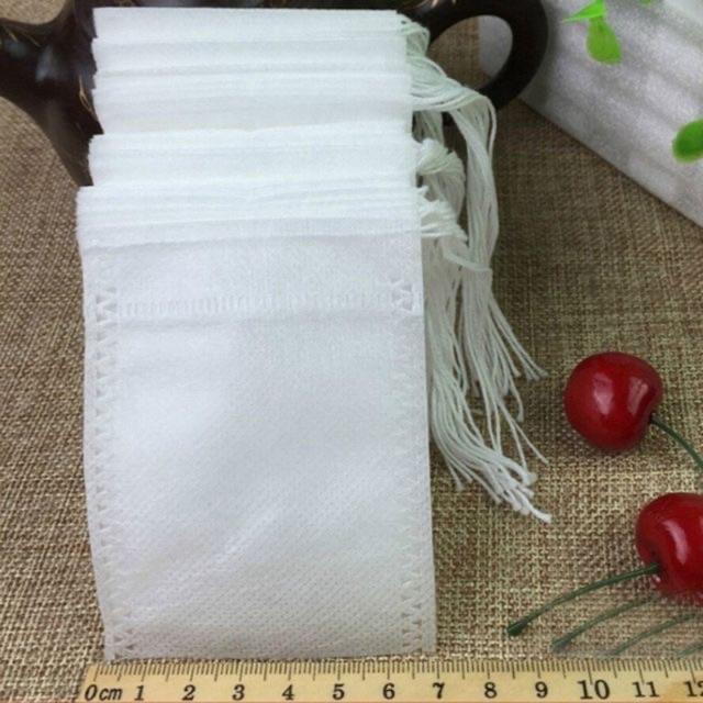 Set 50 túi lọc trà đựng phân tan chậm 5*7cm