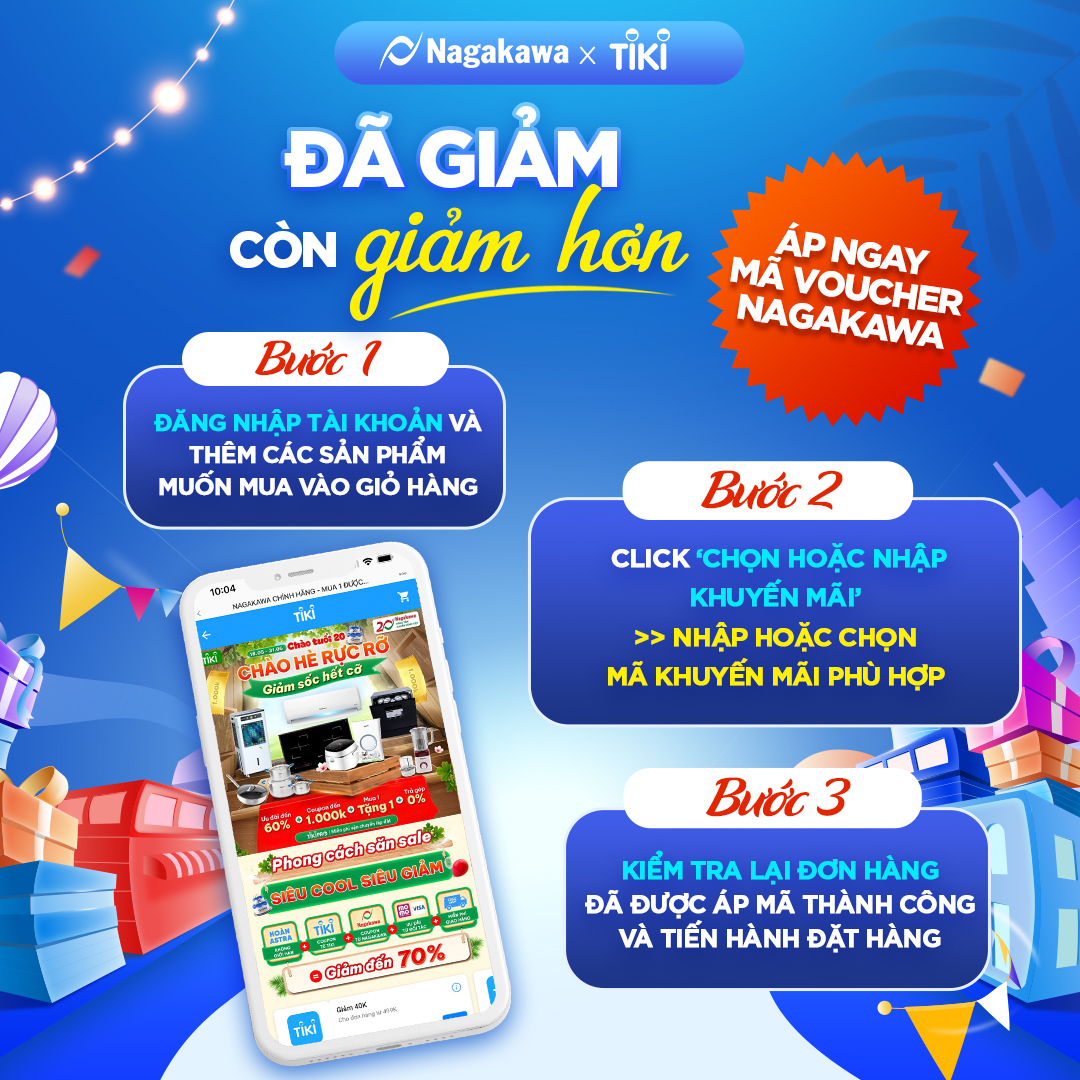 Nồi Cơm Điện Nagakawa NAG0101 - Trắng Vàng - Hàng Chính Hãng