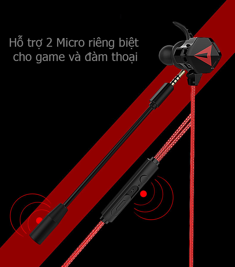 Tai nghe gaming có mic G901 dùng được cho điện thoại và máy tính