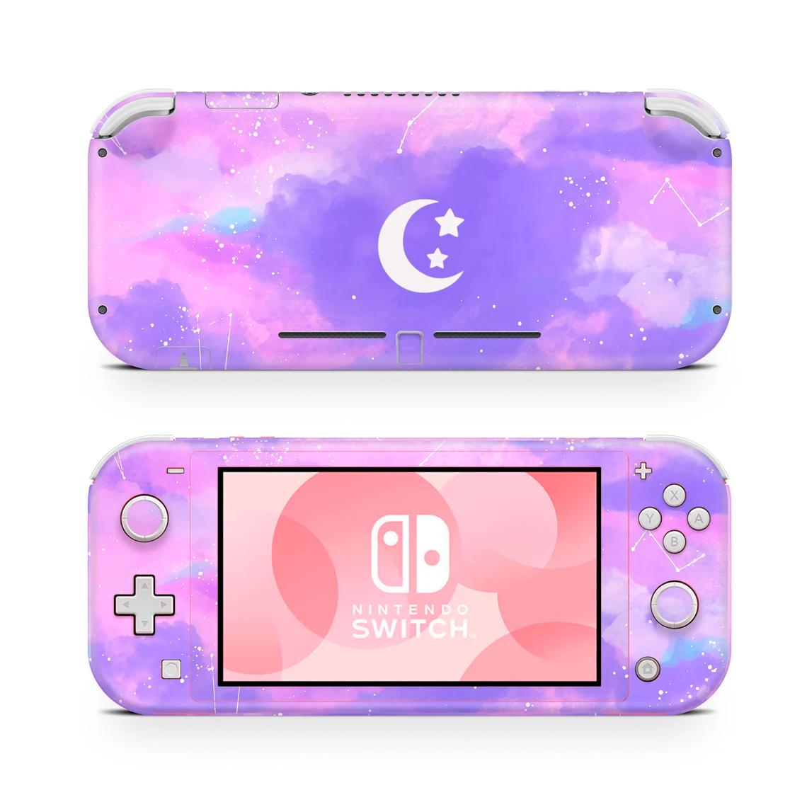 Skin decal dán Nintendo Switch Lite mẫu bầu trời (dễ dán, đã cắt sẵn)