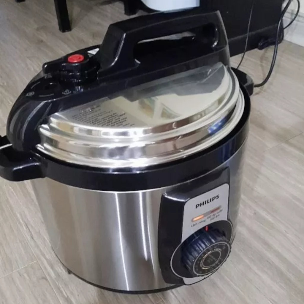 Nồi áp suất điện Philips HD2103/66 dung tích 5L, 14 chức năng nấu, chuẩn Châu Âu - Hàng chính hãng