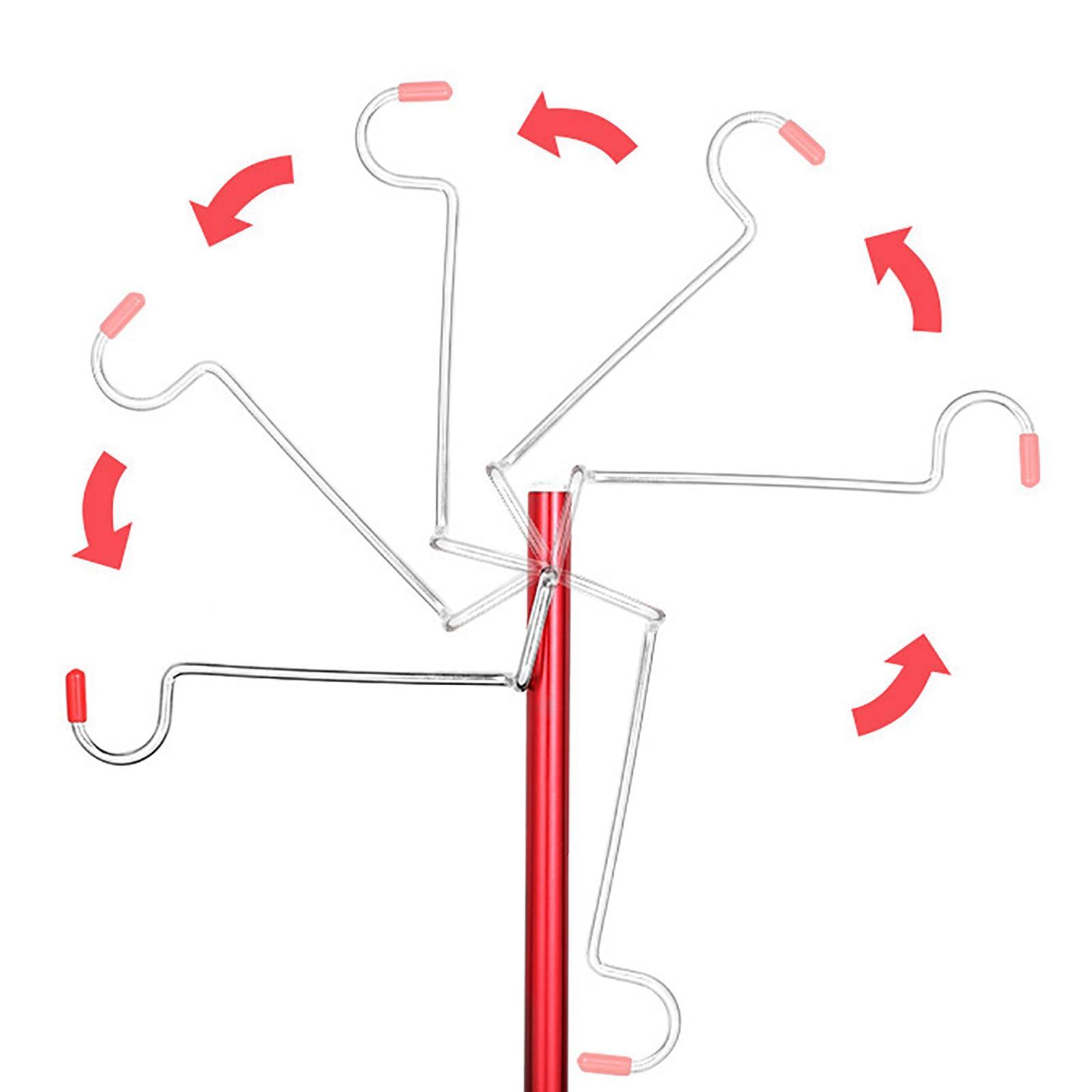 Folding Lamp Pole for Camping Table Lantern Stand Portable Aluminum Alloy Lantern Stand for Outdoor, Backpacking, Hiking, Picnic, Fishing