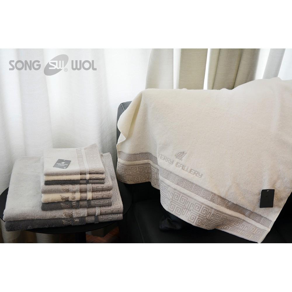 Khăn Tắm Sợi Tre Cao Cấp Hàn Quốc SONGWOL LATTICE - Korea Luxury Bamboo Bath Towel