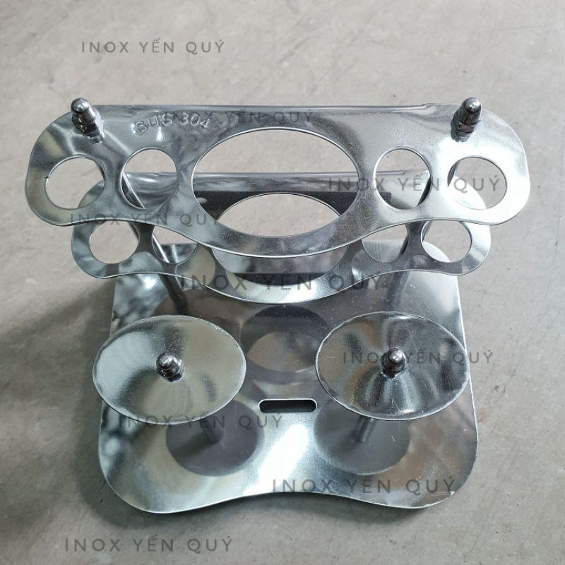 Kệ cắm bàn chải và kem đánh răng INOX 304