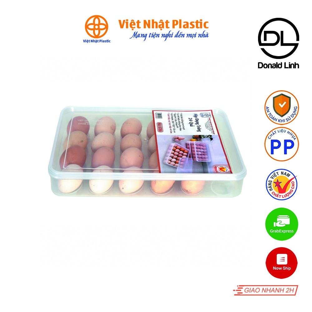 KHAY ĐỰNG TRỨNG 24 NGĂN NHỰA VIỆT NHẬT