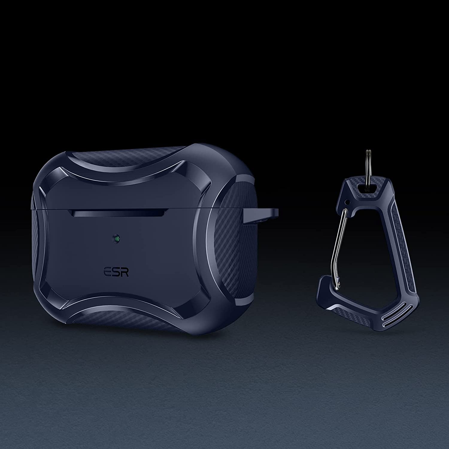 Bao Case cho AirPods Pro 2 ESR Cyber Armor Tough Case with HaloLock - Hàng Chính Hãng
