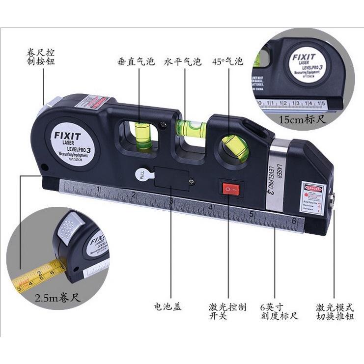 Thước thăng bằng Laser Đo Mức Độ Mức Độ Hồng Ngoại Đánh Dấu Laser 03 206418