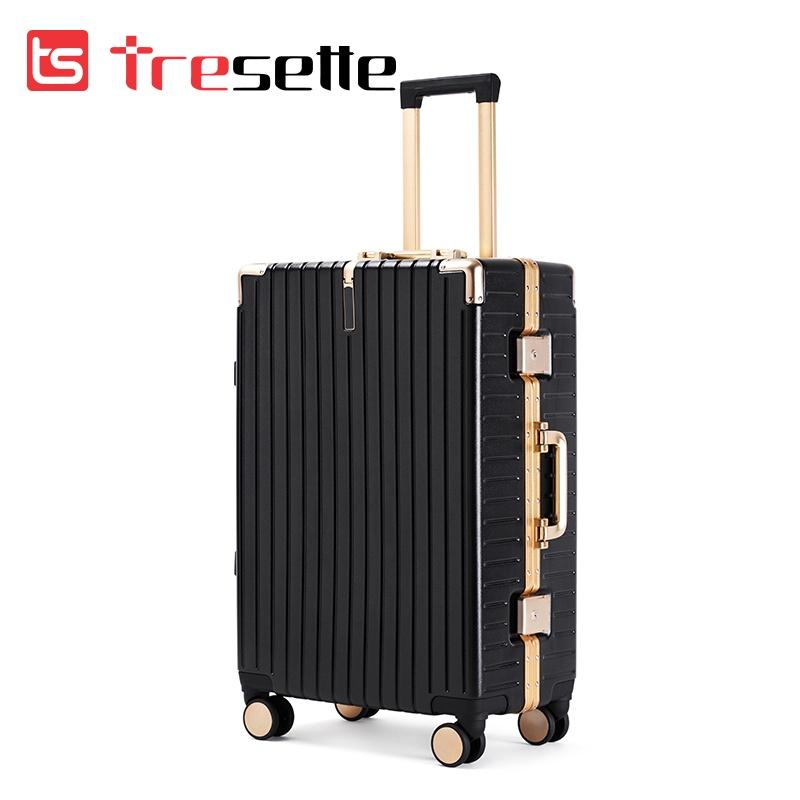 Vali Khóa Sập Cao Cấp Tresette 1175 Size 24 Inch Nhập Khẩu Hàn Quốc Tresette 1175 - Đen