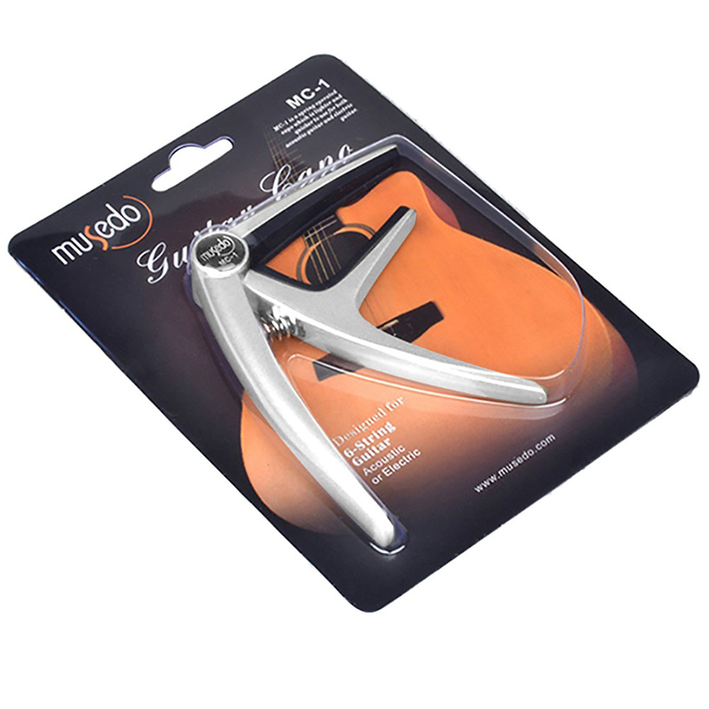 Capo Đàn Guitar Acoustic Musedo MC-1 - Silver