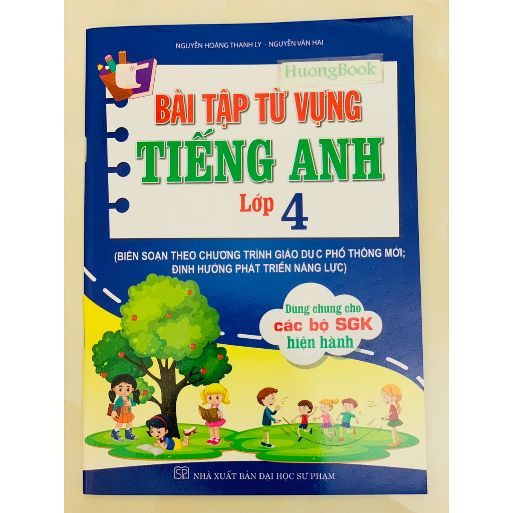Sách - Bài tập từ vựng tiếng anh lớp 4