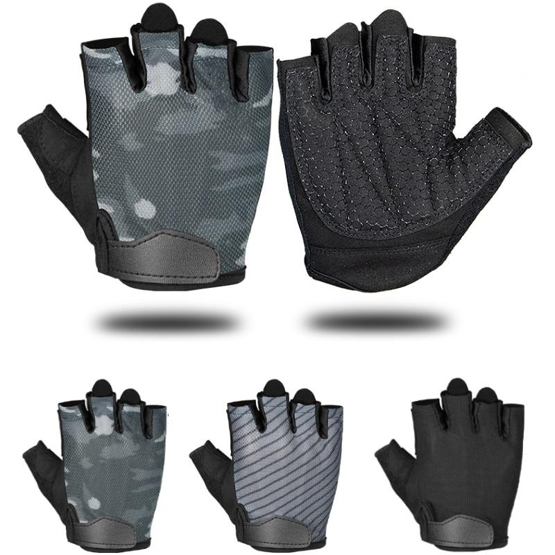 Weight Lifting Gloves Sport Workout Gym Fitness Cycling Gloves Strength Training BodyBuilding Half Finger Guantes Dumbbell