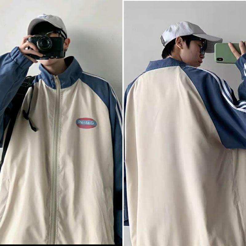 Áo khoác dù PentaQ Jacket Nam Nữ Form Rộng Phong Cách Ulzzang