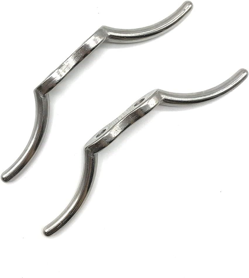 2 Chiếc Thuyền Dây Móc Ván Ép Móc Neo Ván Ép Thép Không Gỉ Lá Cờ Ván Ép