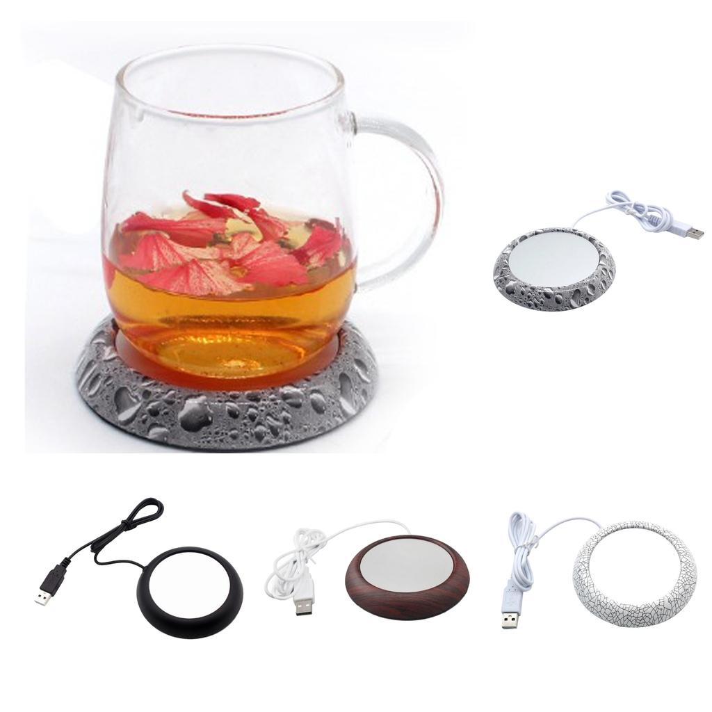 Cup Mat USB  Warmer Heater Heating Pad Wood Grain