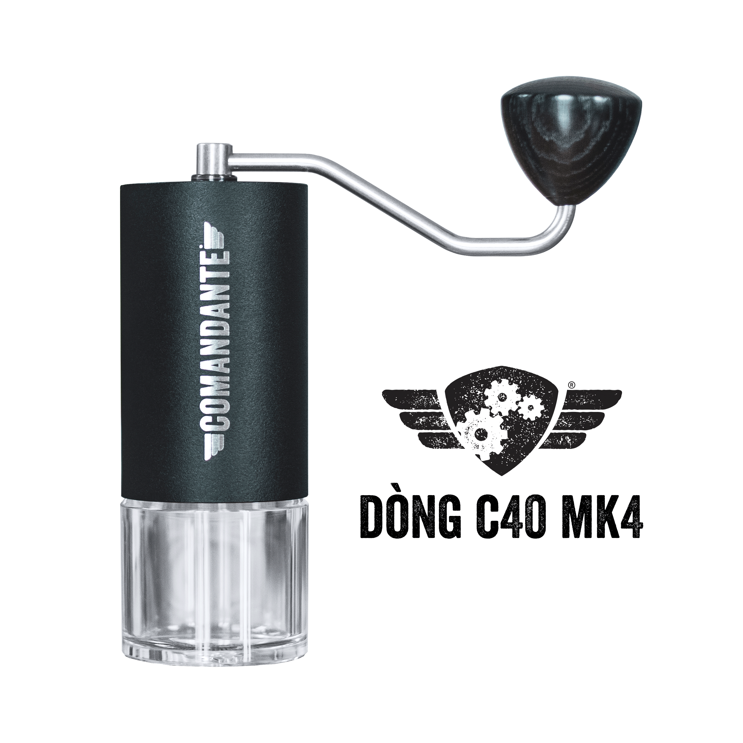 Cối Xay Cà Phê Comandante grinder C40 MK4 Nitro Blade Black - Made in Germany - [Hàng chính hãng-BH 1 năm]